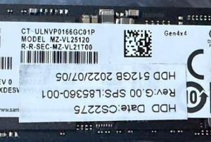 SAMSUNG 512GB NVME M.2 - Image 1