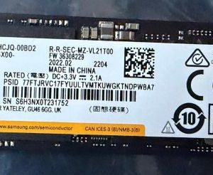 SAMSUNG 512GB NVME M.2 - Image 1